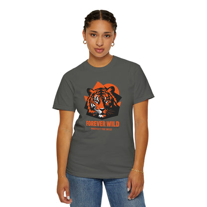 Tiger Forever Wild Conservation Tee | Protect the Wild Shirt | Endangered Animal Gift