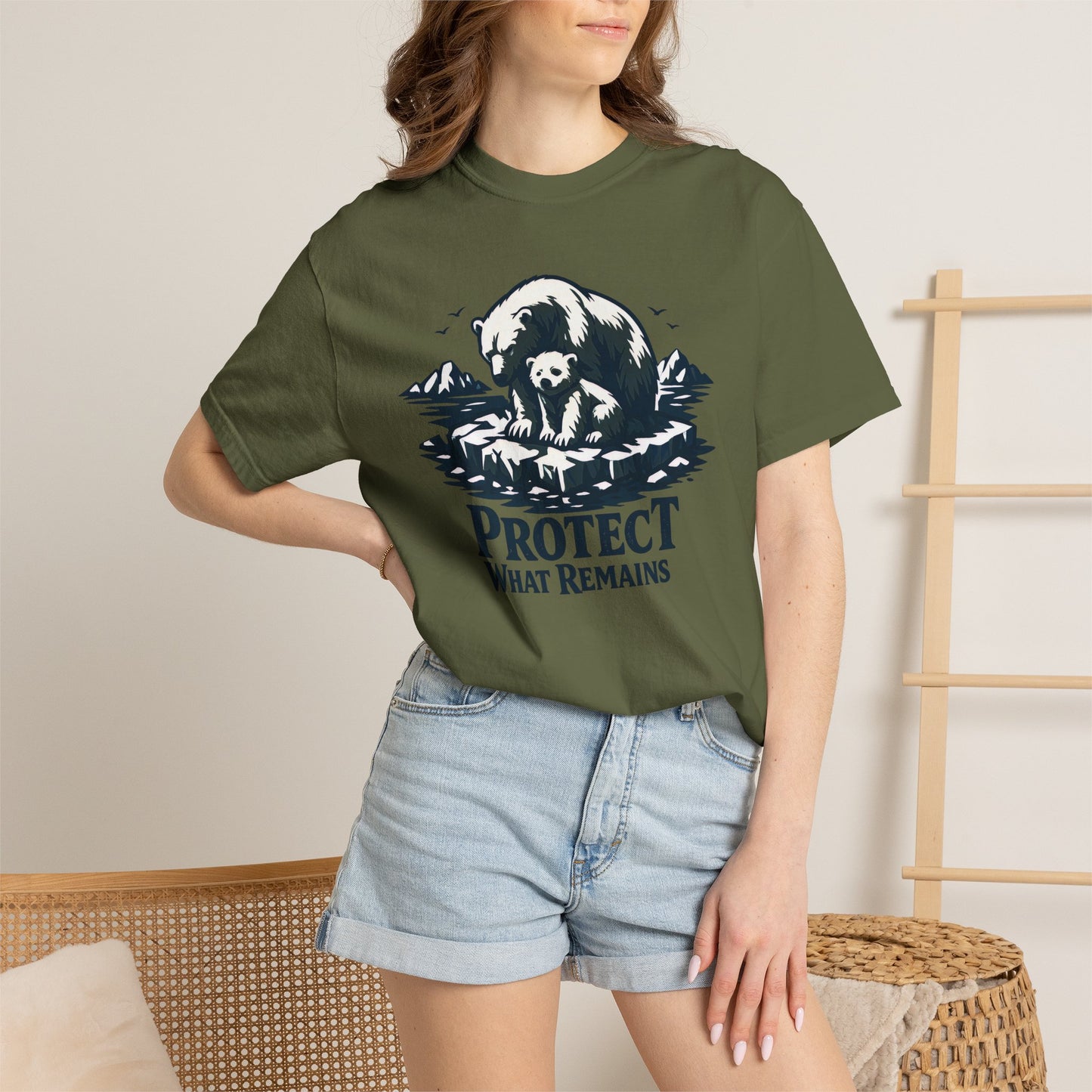 Polar Bear Conservation Tee | Protect What Remains | Climate Awareness Shirt | Unisex