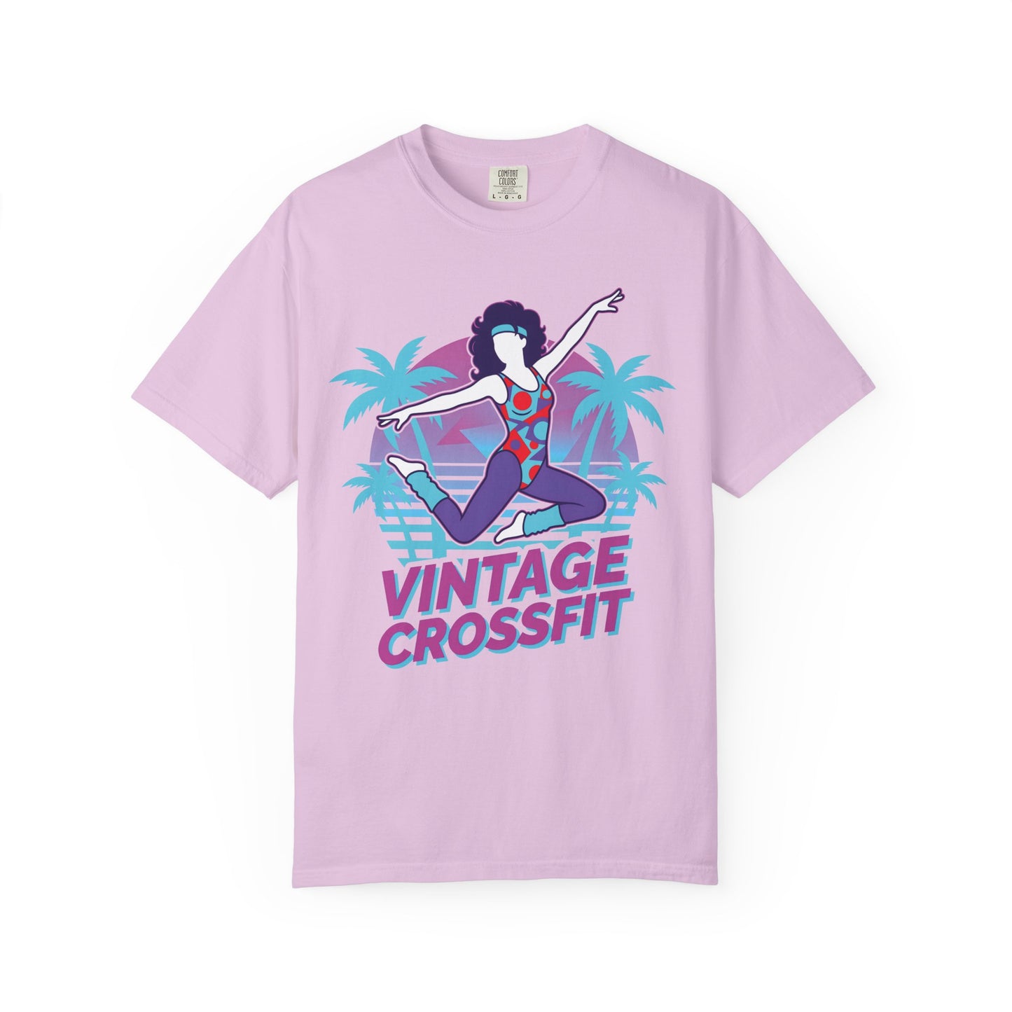Vintage Crossfit Retro 80s Aerobics Graphic Tee | Gym Shirt Women