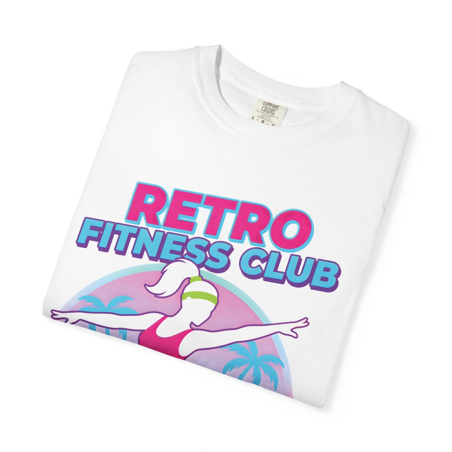 Retro Fitness Club 80s Aerobics Graphic Tee | Vintage Gym Shirt Women