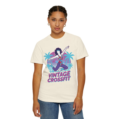 Vintage Crossfit Retro 80s Aerobics Graphic Tee | Gym Shirt Women