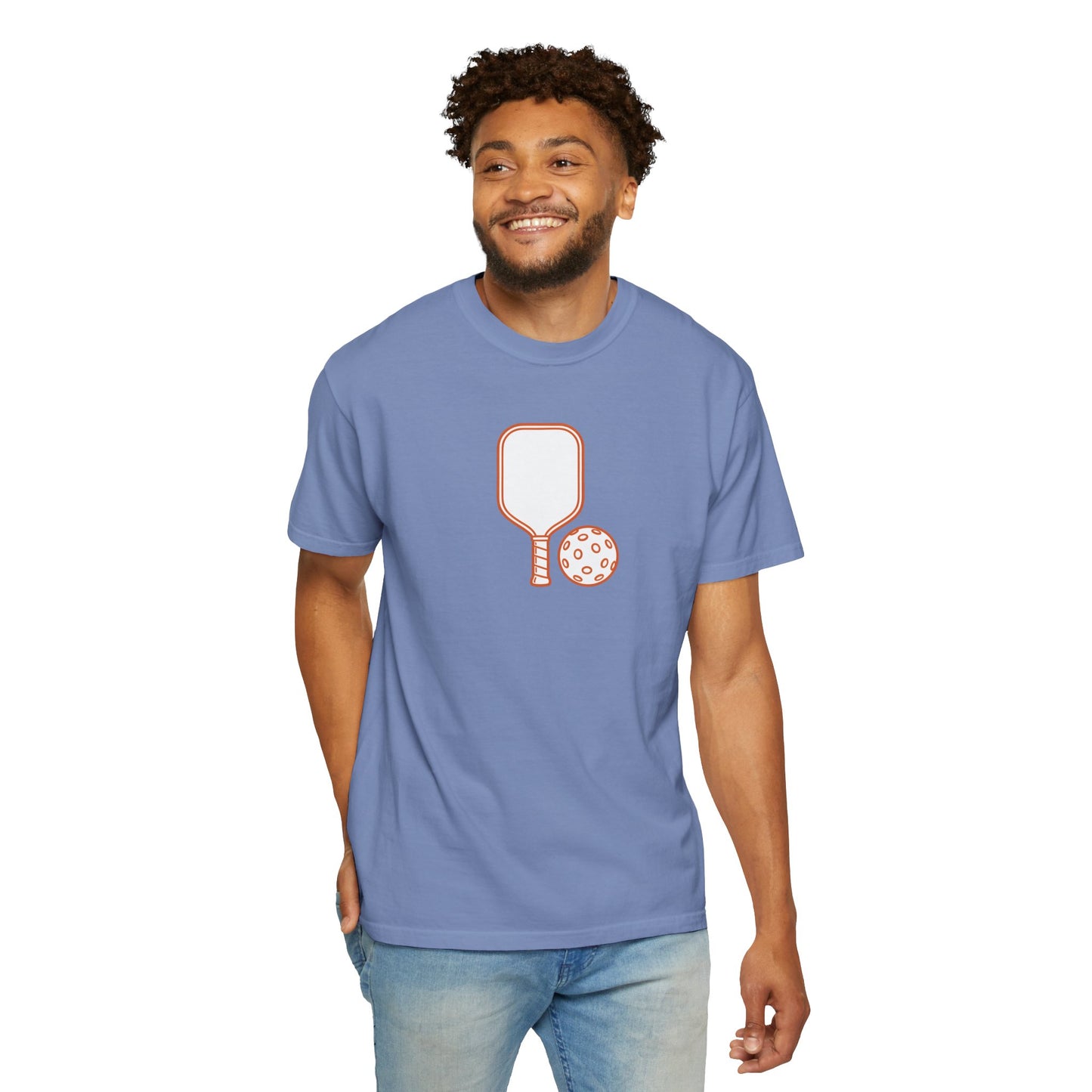 Pickleball Paddle And Ball Icon Tee Minimalist Pickler Unisex T-Shirt