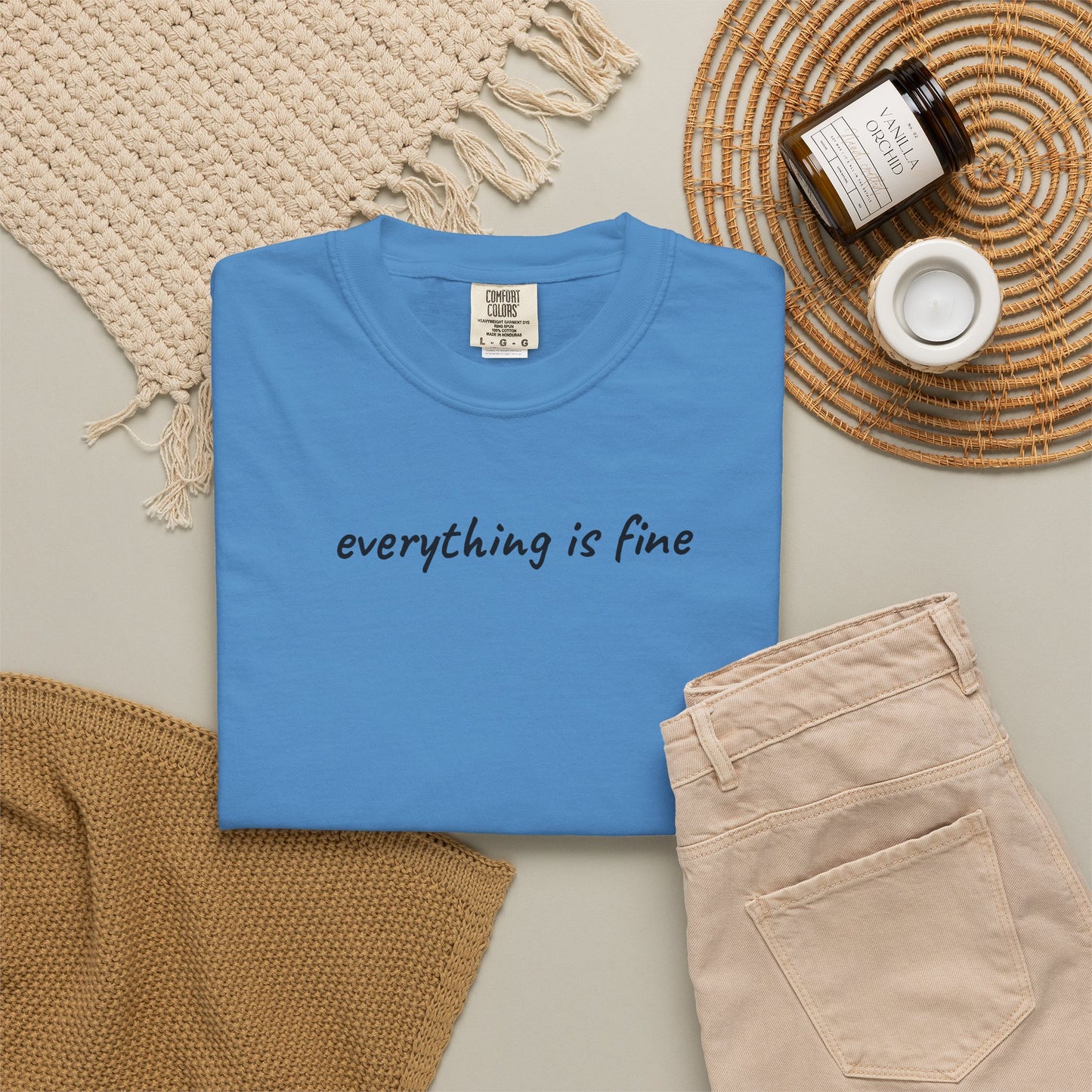Everything is fine tee | being a mother is a blessing | mother's day gift tee
