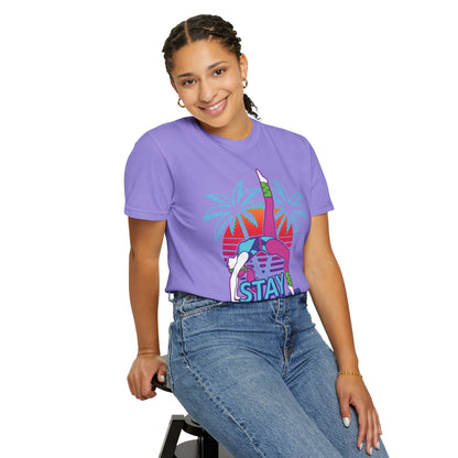 Stay Flexible Retro 80s Backbend Graphic Tee | Vintage Workout Shirt Women