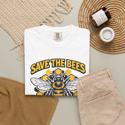 Save the Bees Graphic Tee | Bee Kind Conservation Shirt | Earth Day Gift | Nature Tee