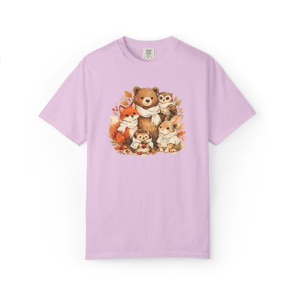 Woodland Friends Watercolor Tee | Forest Animal Gift Shirt | Wildlife Art | Nature Lover