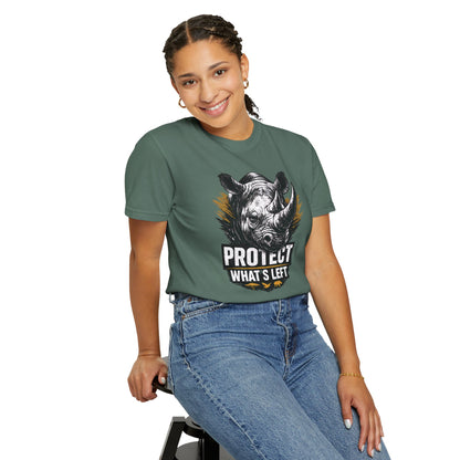 Black Rhino Conservation Tee | Protect What's Left | Endangered Species Shirt | Unisex