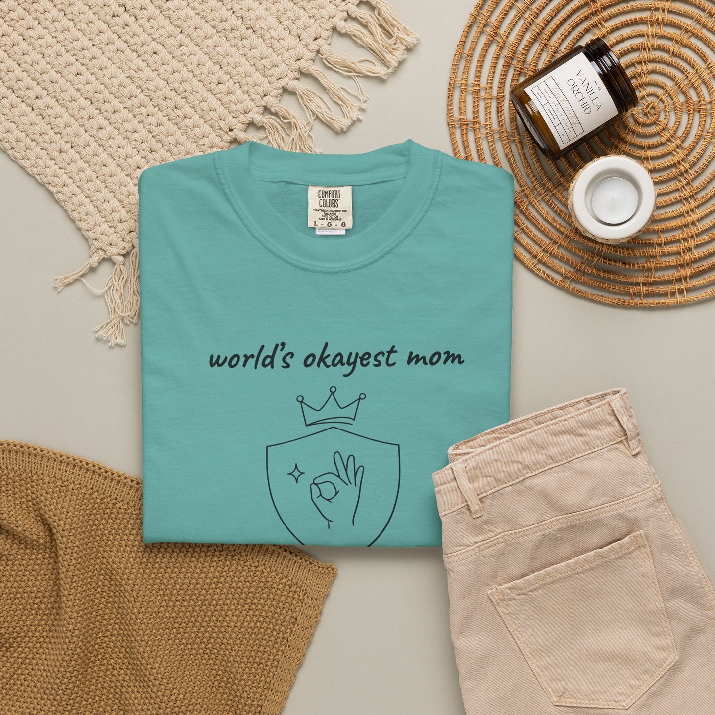 World's Okayest Mom Shirt | Funny Mom Gift | Mother's Day Tee | Mom Humor Shirt
