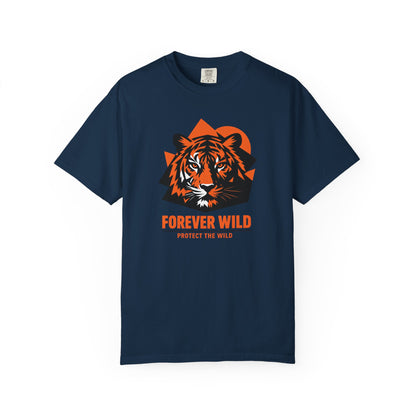 Tiger Forever Wild Conservation Tee | Protect the Wild Shirt | Endangered Animal Gift