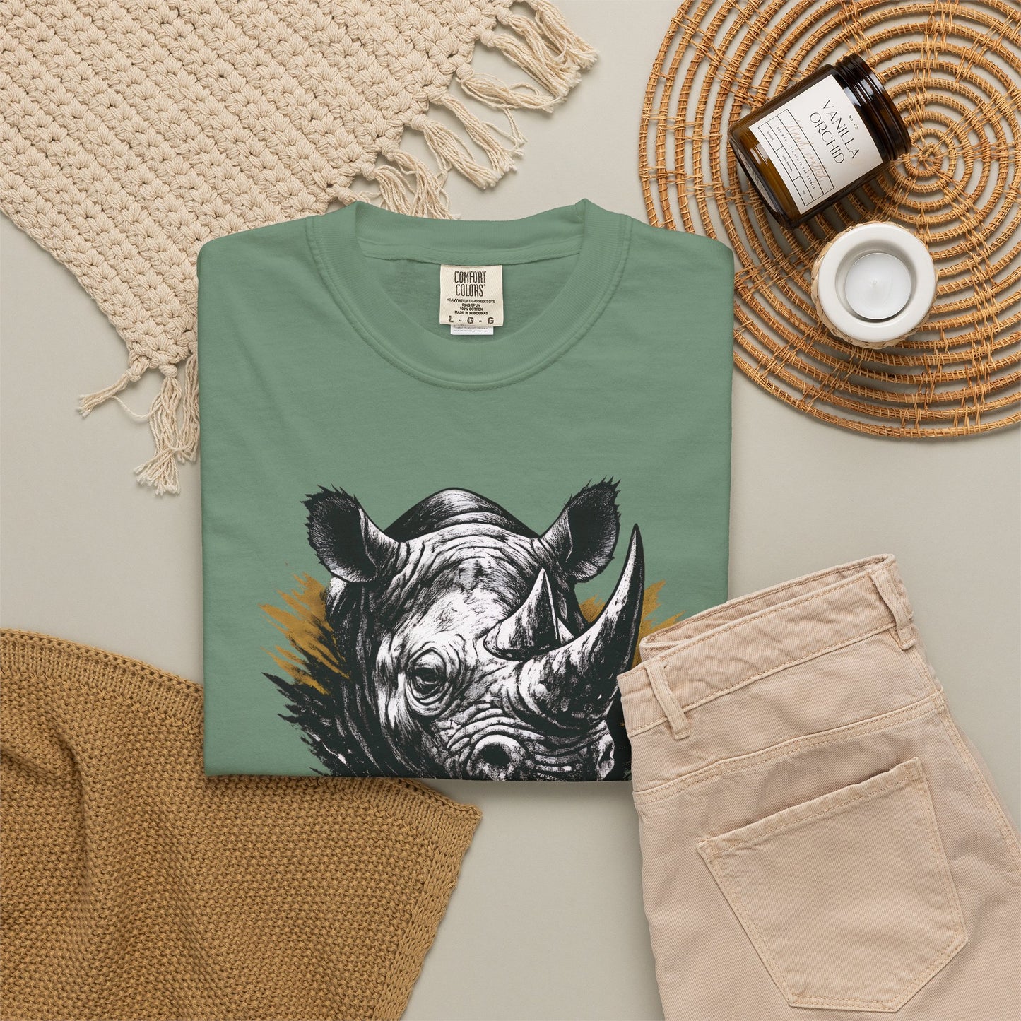 Black Rhino Conservation Tee | Protect What's Left | Endangered Species Shirt | Unisex