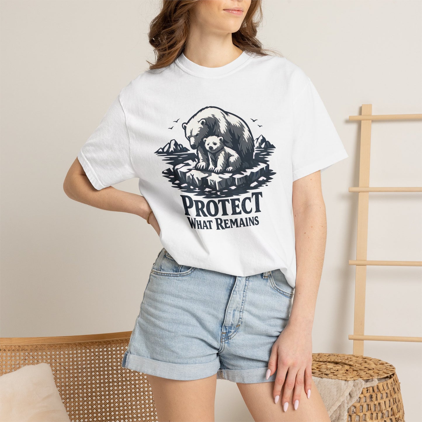 Polar Bear Conservation Tee | Protect What Remains | Climate Awareness Shirt | Unisex