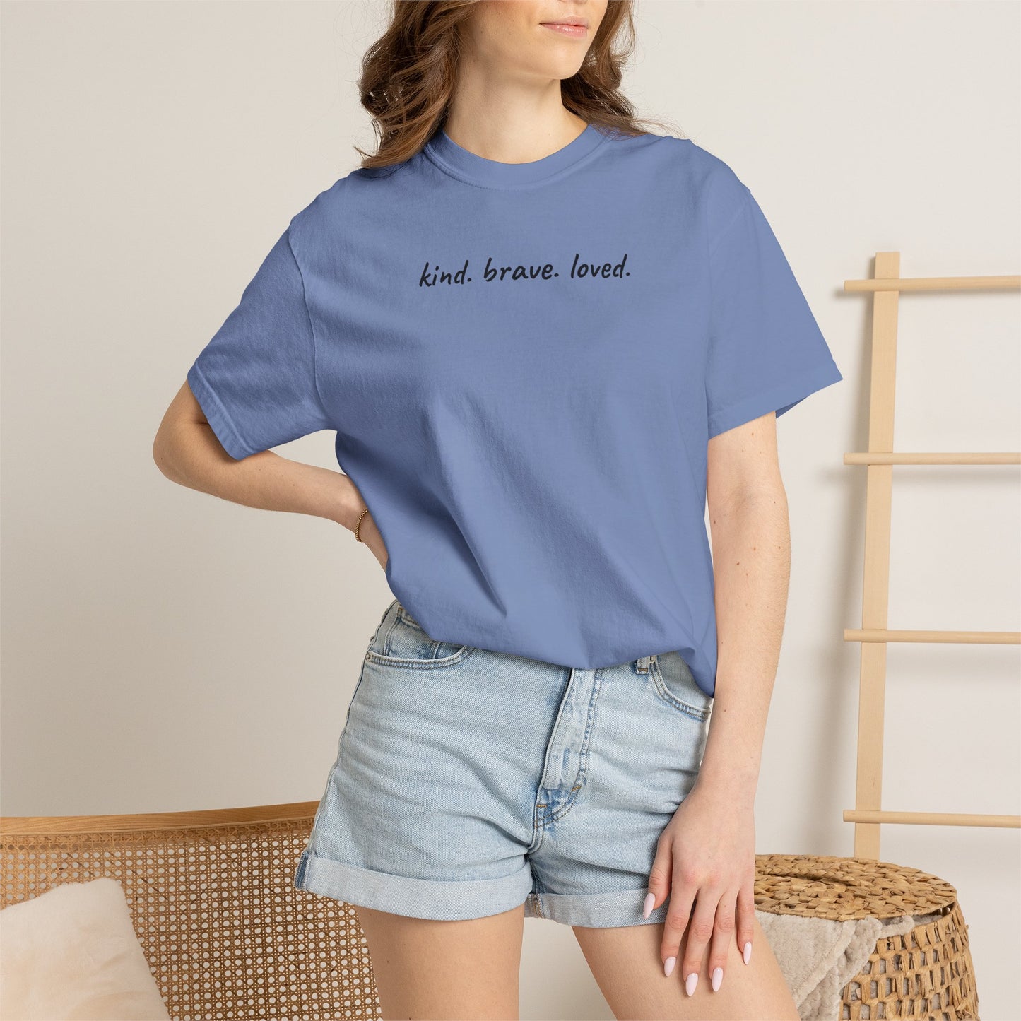Kind Brave Loved Shirt | Inspirational Mom Tee | Mother's Day Gift | Mom Shirt