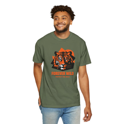 Tiger Forever Wild Conservation Tee | Protect the Wild Shirt | Endangered Animal Gift