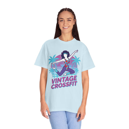 Vintage Crossfit Retro 80s Aerobics Graphic Tee | Gym Shirt Women