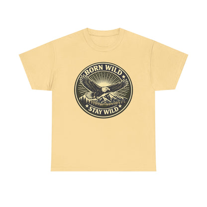 Eagle Ranger Patch Graphic Tee | Mid-Century Outdoor Shirt | Born Wild Stay Wild Unisex