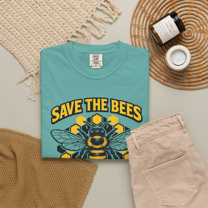 Save the Bees Graphic Tee | Bee Kind Conservation Shirt | Earth Day Gift | Nature Tee