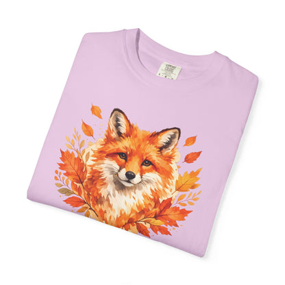 Watercolor Fox Graphic Tee | Autumn Wildlife Art Shirt | Nature Lover Gift | Unisex