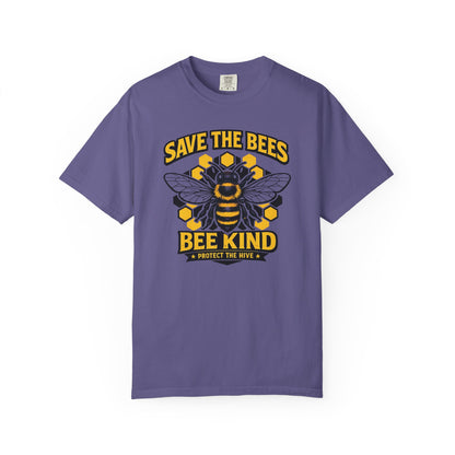 Save the Bees Graphic Tee | Bee Kind Conservation Shirt | Earth Day Gift | Nature Tee