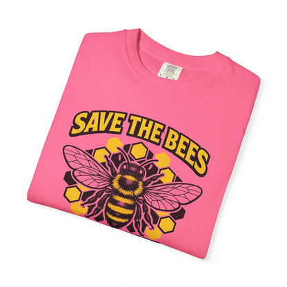 Save the Bees Graphic Tee | Bee Kind Conservation Shirt | Earth Day Gift | Nature Tee