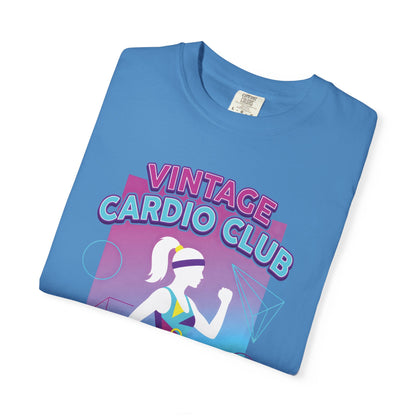 Vintage Cardio Club Retro 80s Lunge Graphic Tee | Workout Shirt Women