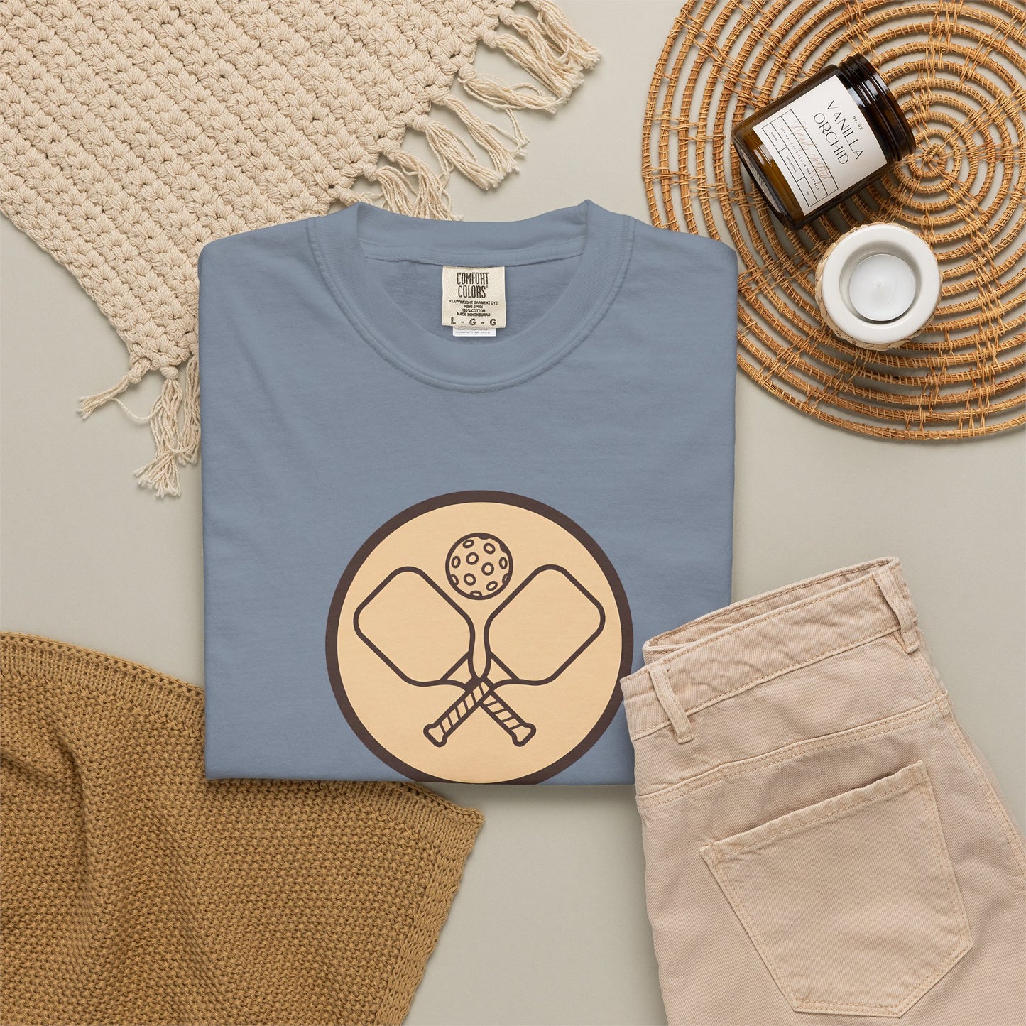 Vintage Pickleball Badge Tee Pickler Crest Minimalist Unisex Shirt