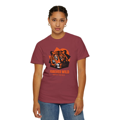 Tiger Forever Wild Conservation Tee | Protect the Wild Shirt | Endangered Animal Gift