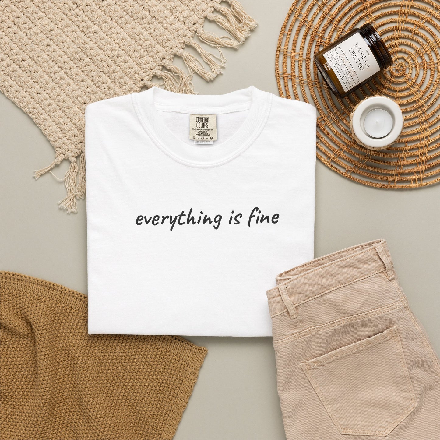 Everything is fine tee | being a mother is a blessing | mother's day gift tee