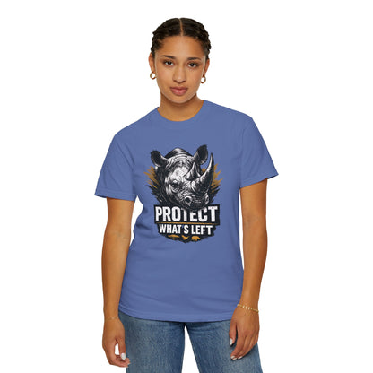 Black Rhino Conservation Tee | Protect What's Left | Endangered Species Shirt | Unisex