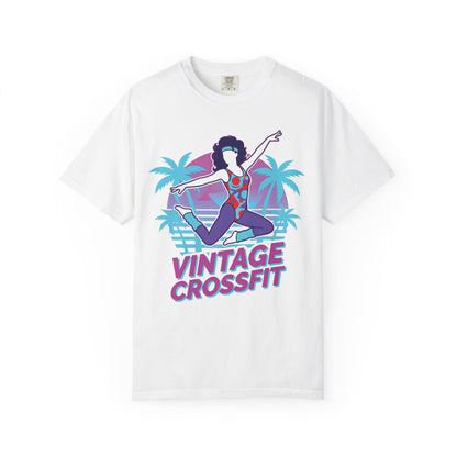 Vintage Crossfit Retro 80s Aerobics Graphic Tee | Gym Shirt Women