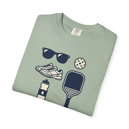 Pickleball Essentials Icon Tee Minimalist Pickler Sport Unisex Graphic Shirt
