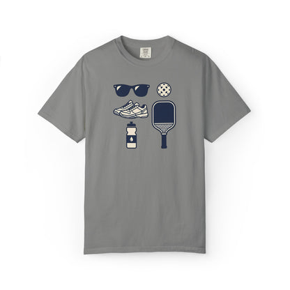 Pickleball Essentials Icon Tee Minimalist Pickler Sport Unisex Graphic Shirt
