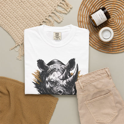 Black Rhino Conservation Tee | Protect What's Left | Endangered Species Shirt | Unisex