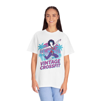Vintage Crossfit Retro 80s Aerobics Graphic Tee | Gym Shirt Women