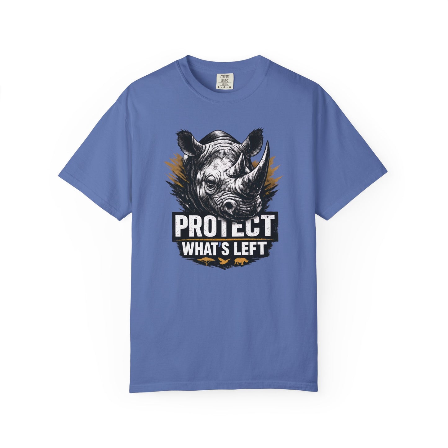 Black Rhino Conservation Tee | Protect What's Left | Endangered Species Shirt | Unisex