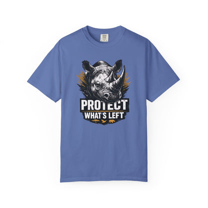 Black Rhino Conservation Tee | Protect What's Left | Endangered Species Shirt | Unisex