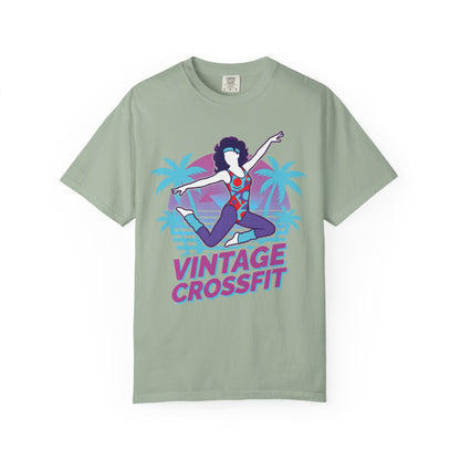Vintage Crossfit Retro 80s Aerobics Graphic Tee | Gym Shirt Women