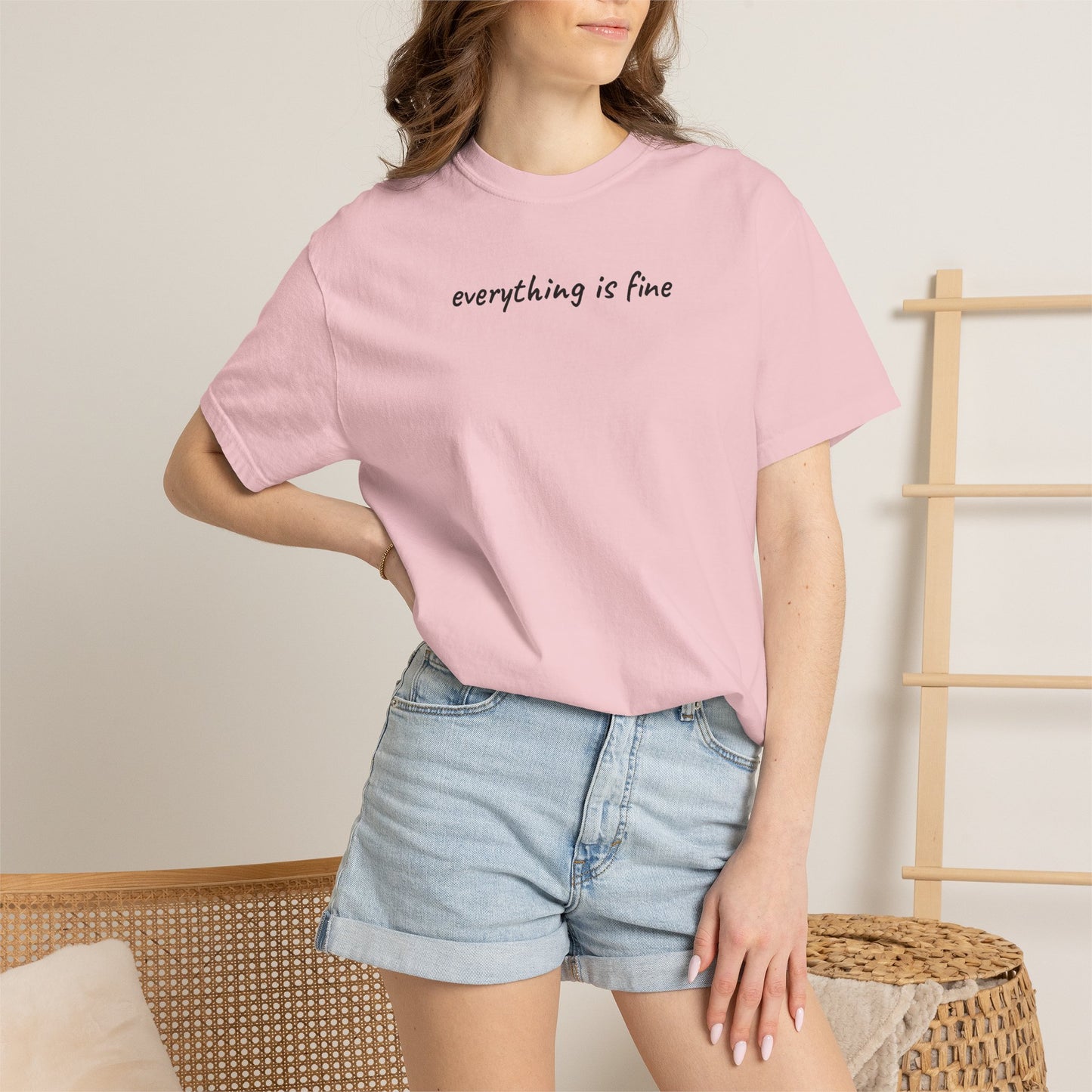 Everything is fine tee | being a mother is a blessing | mother's day gift tee