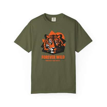 Tiger Forever Wild Conservation Tee | Protect the Wild Shirt | Endangered Animal Gift