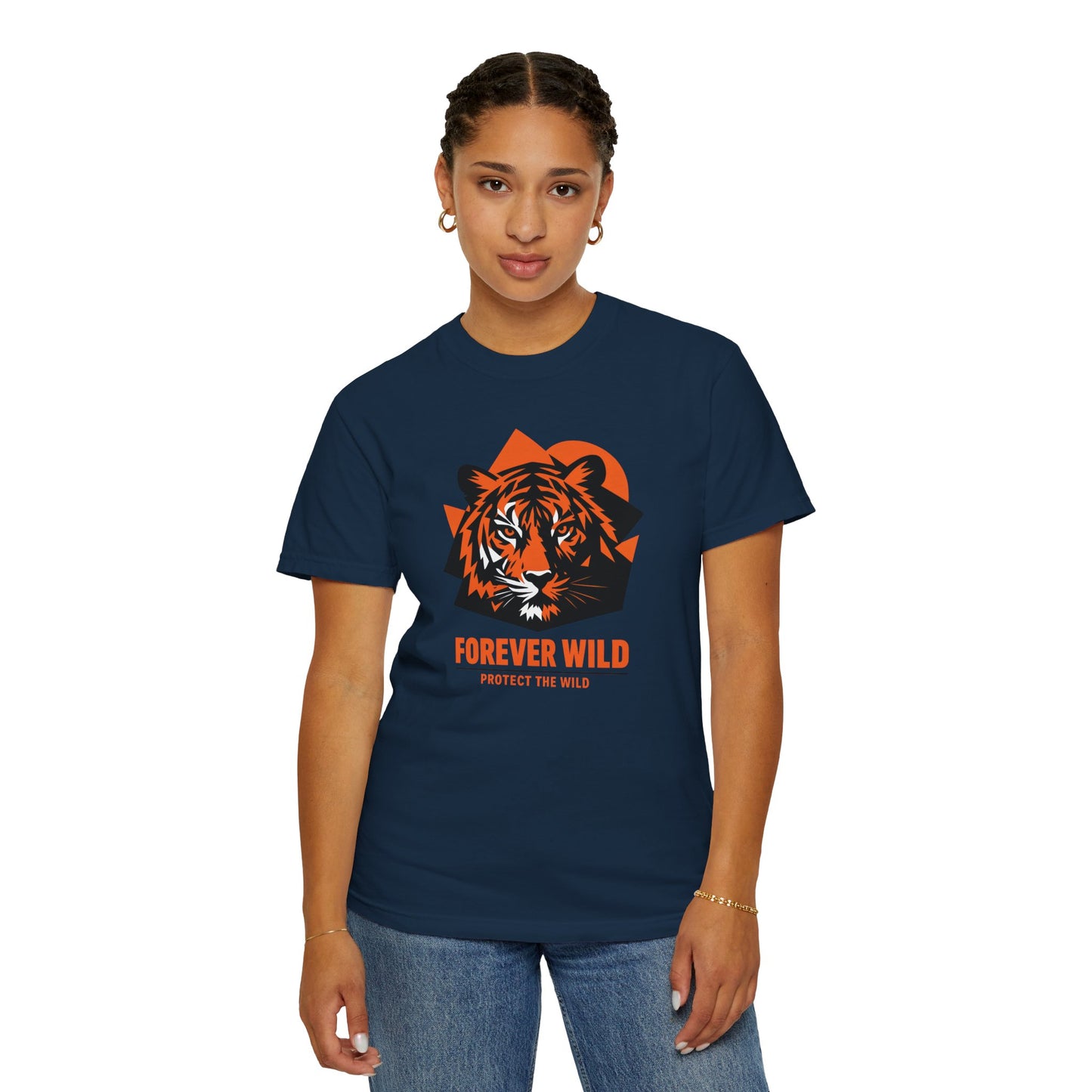 Tiger Forever Wild Conservation Tee | Protect the Wild Shirt | Endangered Animal Gift