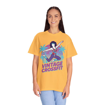 Vintage Crossfit Retro 80s Aerobics Graphic Tee | Gym Shirt Women