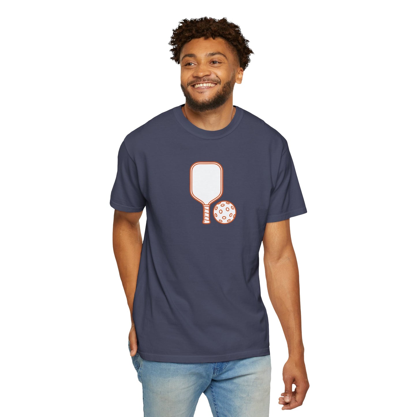 Pickleball Paddle And Ball Icon Tee Minimalist Pickler Unisex T-Shirt