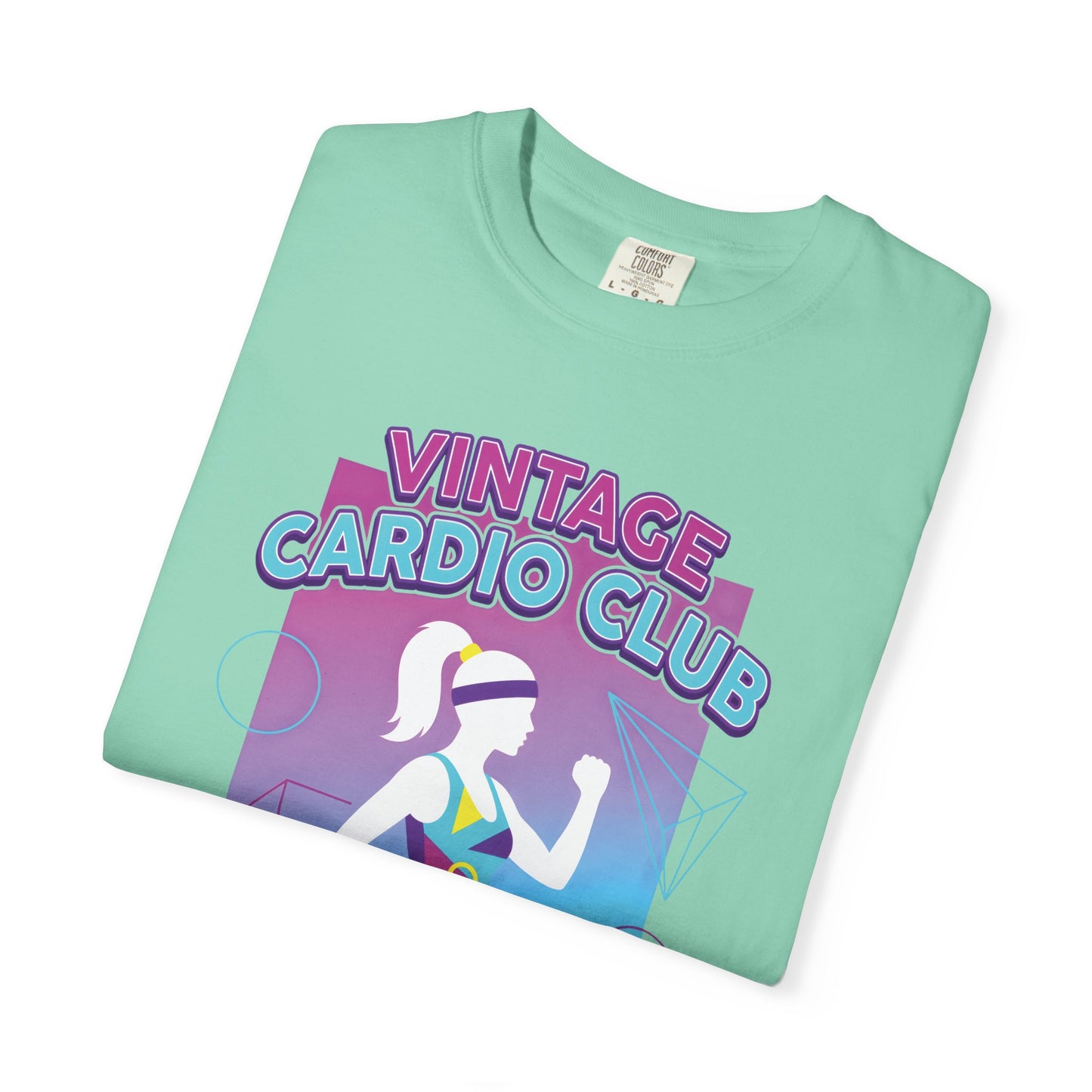 Vintage Cardio Club Retro 80s Lunge Graphic Tee | Workout Shirt Women