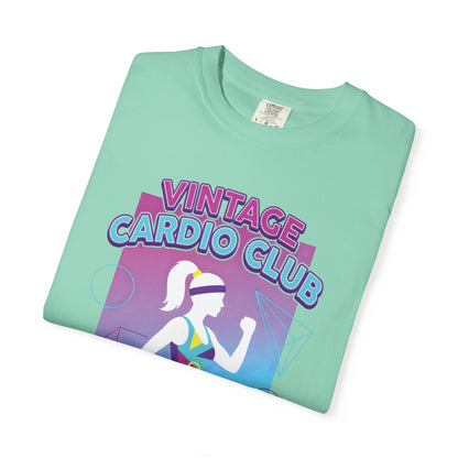 Vintage Cardio Club Retro 80s Lunge Graphic Tee | Workout Shirt Women