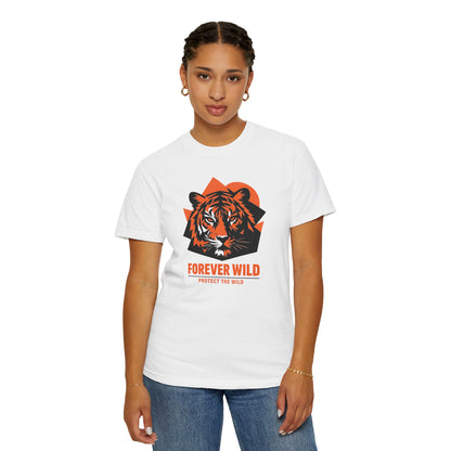 Tiger Forever Wild Conservation Tee | Protect the Wild Shirt | Endangered Animal Gift