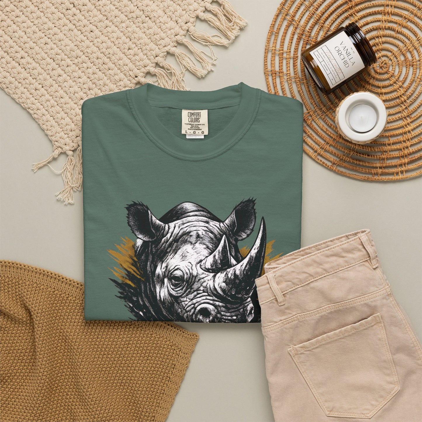Black Rhino Conservation Tee | Protect What's Left | Endangered Species Shirt | Unisex