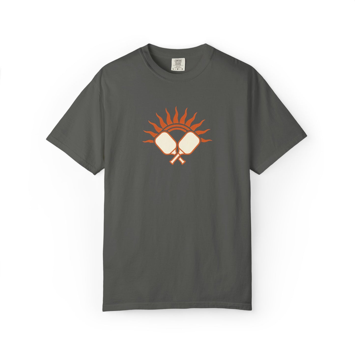 Pickleball Sun Badge Tee Pickler Vintage Minimalist Unisex Shirt