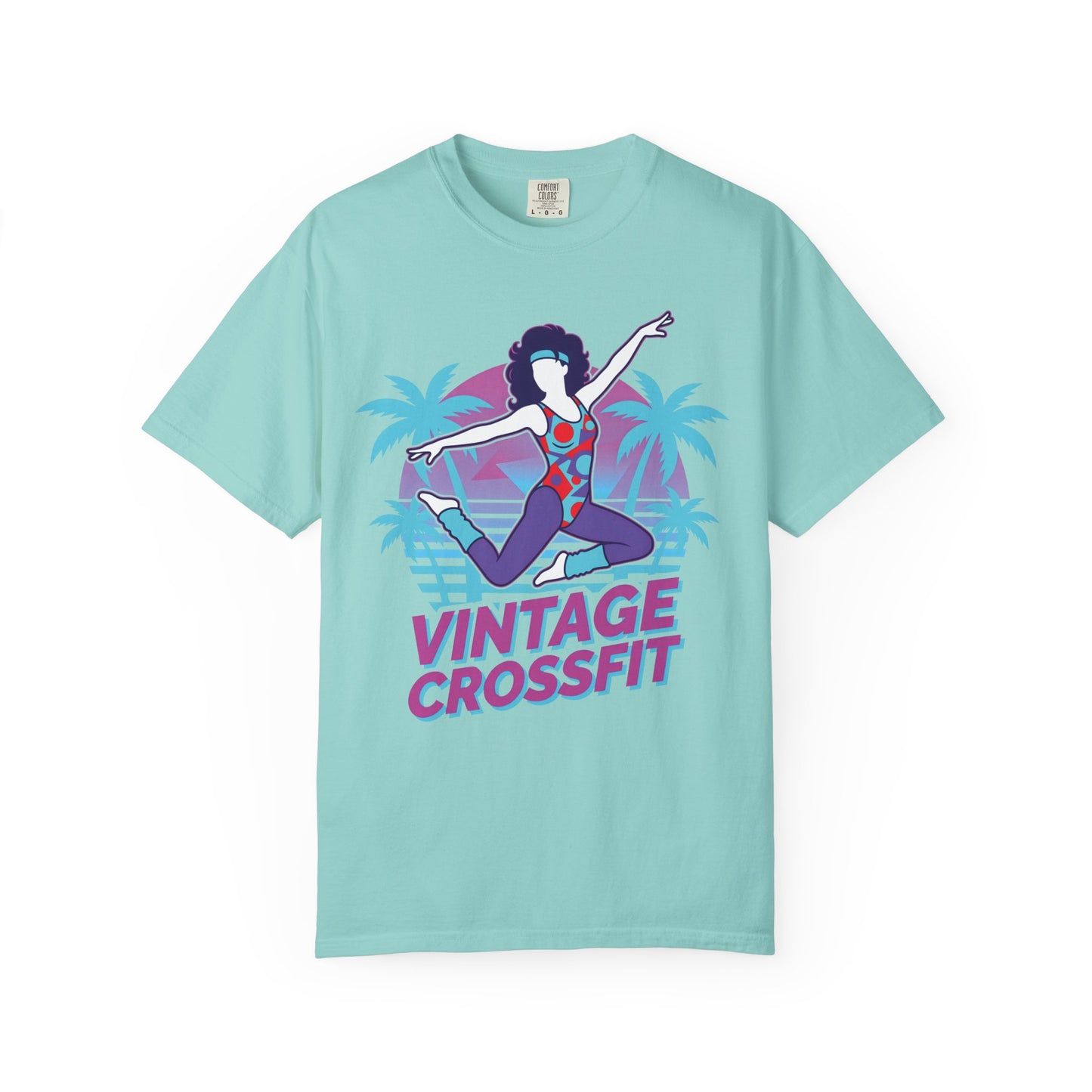 Vintage Crossfit Retro 80s Aerobics Graphic Tee | Gym Shirt Women