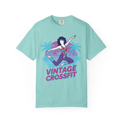 Vintage Crossfit Retro 80s Aerobics Graphic Tee | Gym Shirt Women