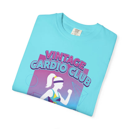 Vintage Cardio Club Retro 80s Lunge Graphic Tee | Workout Shirt Women
