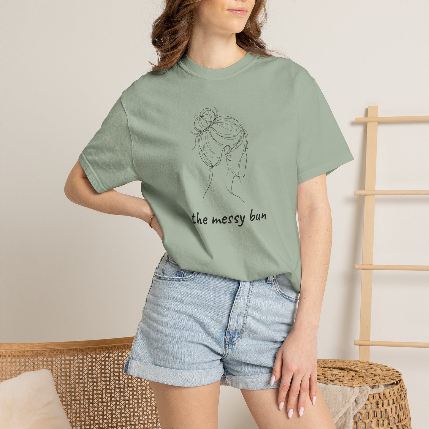 Messy Bun Mom Shirt | Funny Mom Tee | Mother's Day Gift | Mom Life T-Shirt